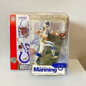 Peyton Manning 2002 McFarlane Sportspicks Action Figure White Jersey Colts NIB